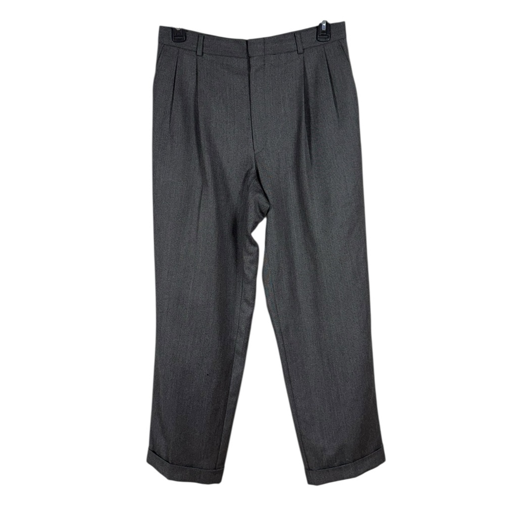 Burberry Mens‎ Wool Dress Pants Size 34 Career Capsule Classic Formal Event